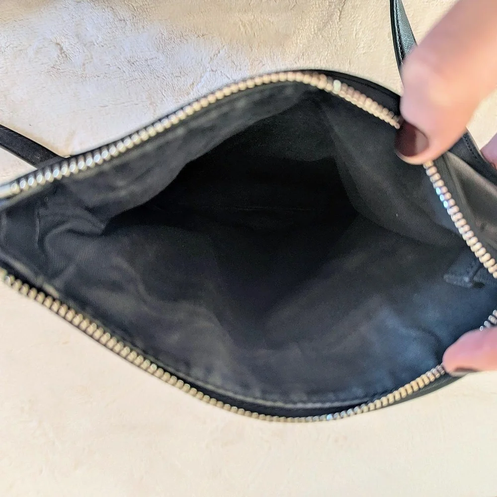 Coach Black Leather Crossbody Bag